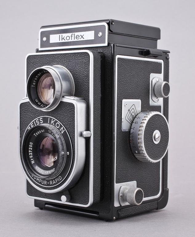 LÅDKAMERA, "Ikoflex", Zeiss, 1900-tal.