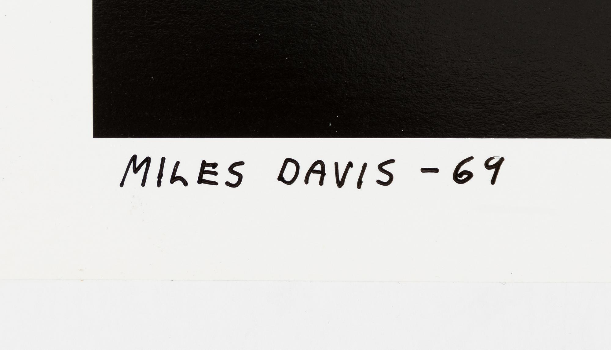 Christer Landegren, Miles Davis, 1969.