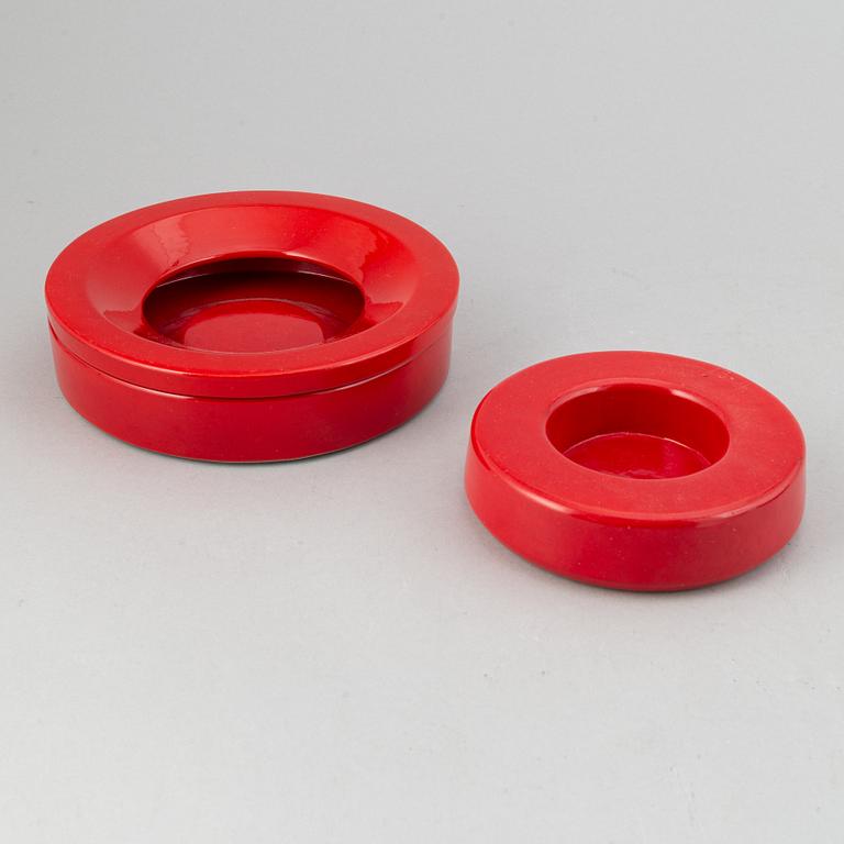 Angelo Mangiarotti & Franco Meneguzzo, a set of four 1960's ash trays.