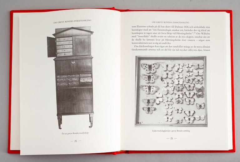 WILHELM VON WRIGHT, böcker, 3 st, "Swenska Fjärilar", nr 1523, René Coeckelberghs editioner 1989.