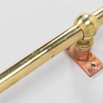 A late 20th century curtain rail / rod.