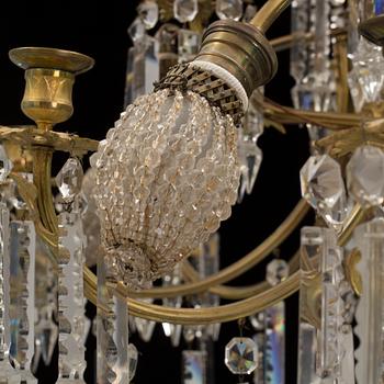 A mid 19th century chandelier.