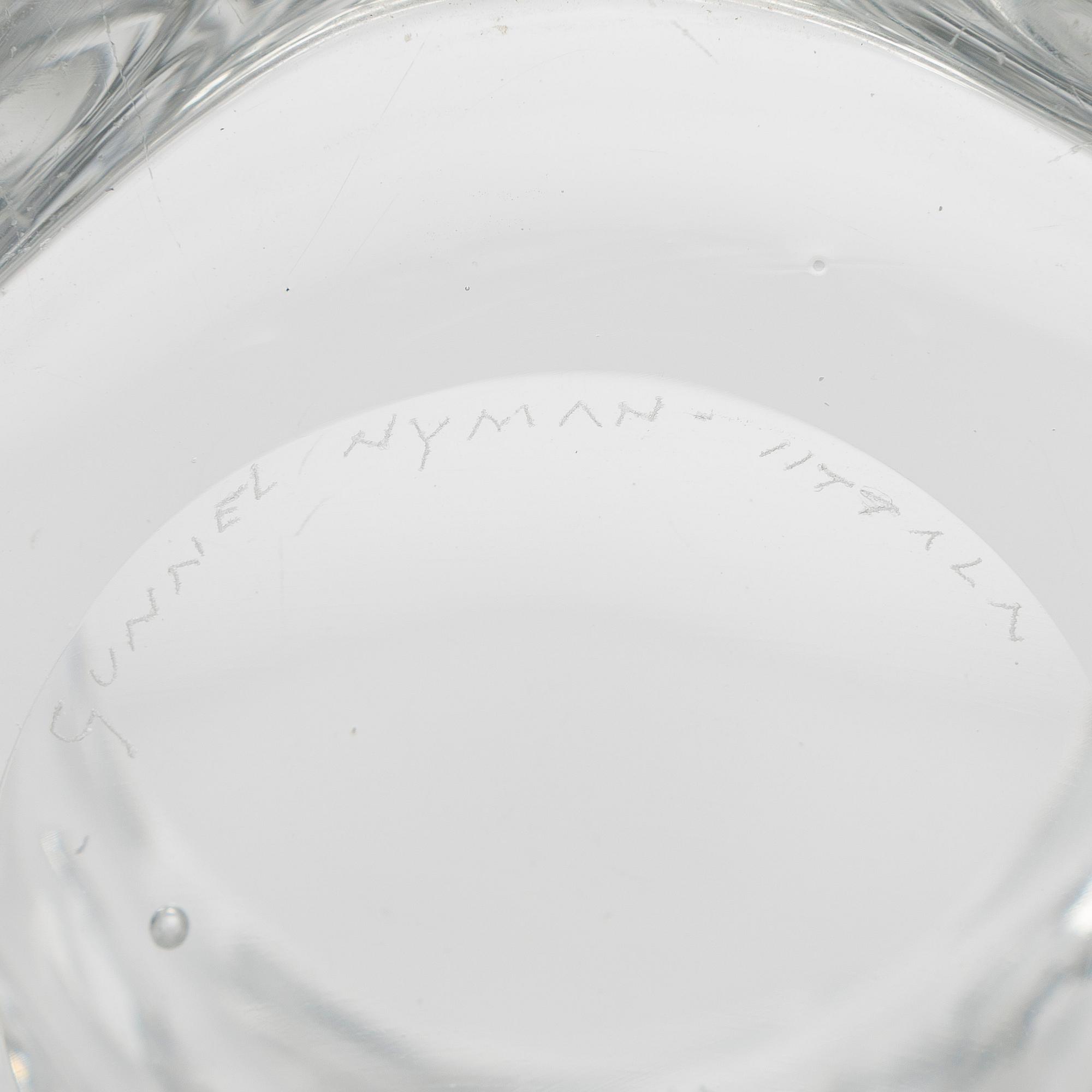 Gunnel Nyman, maljakko, malli 3231, signeerattu Gunnel Nyman Iittala.