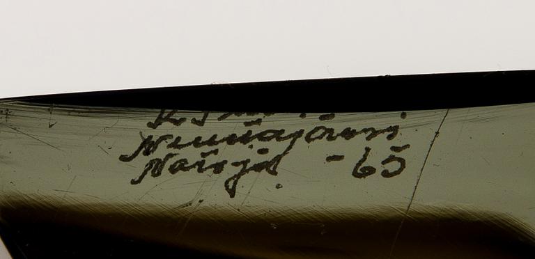 Kaj Franck, A set of six signed 'Prisma' vases.