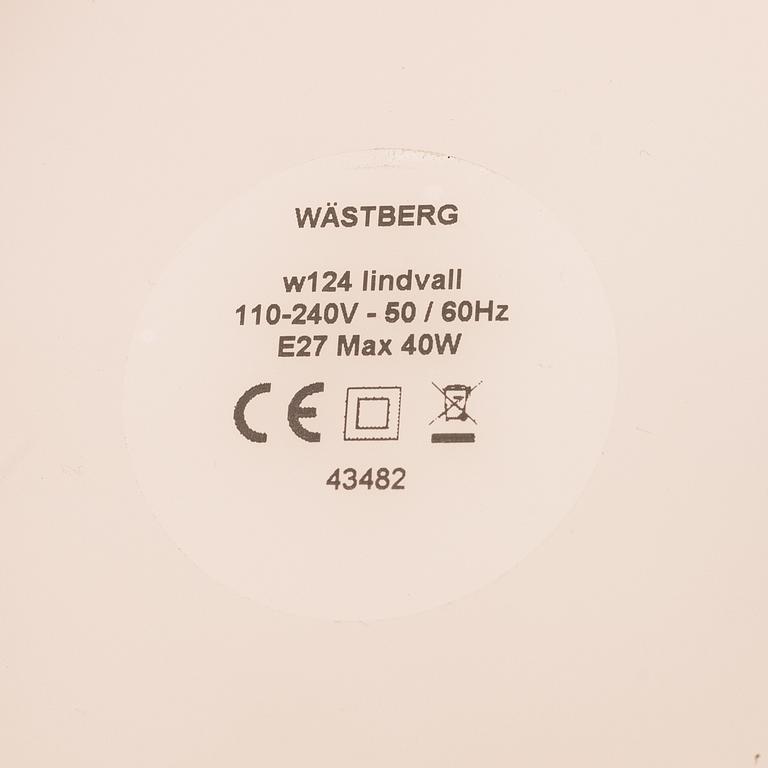 Jonas Lindvall, a pair of 'W124S1' ceiling lamps, Wästberg.
