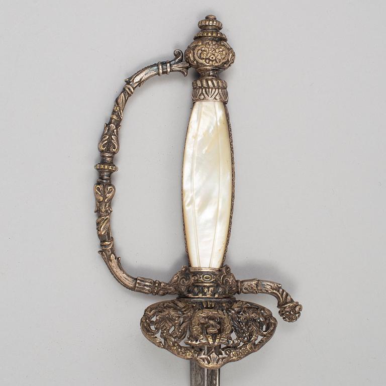 A second half of the 19th century French small sword by Coleaux & Co Klingrnthal.