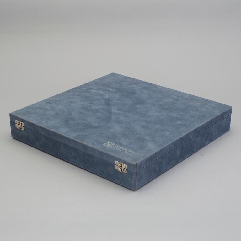 A SWAROVSKI CHESS SET.