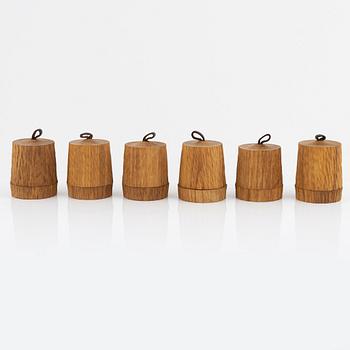 Magnus Ek, brödclocher, 6 st, för Oaxen Krog, 2020.