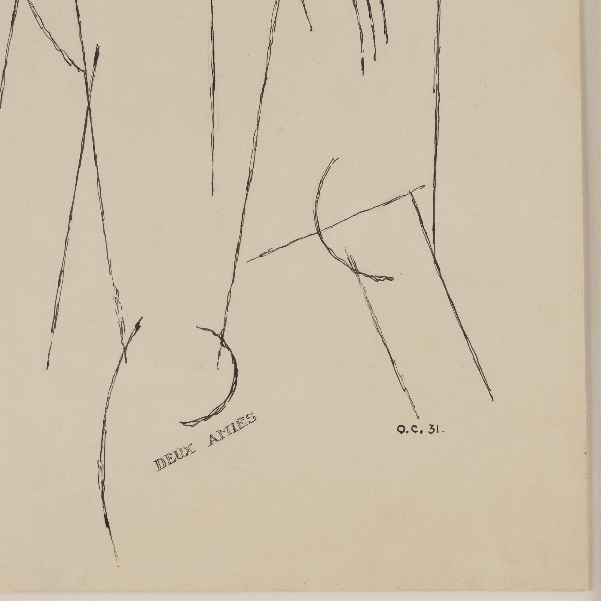 Otto G Carlsund, "Deux amies".