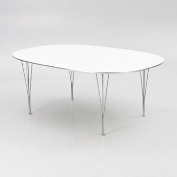 Bruno Mathsson & Piet Hein, A 'Superellips' dining table, Fritz Hansen, Denmark, 1996.
