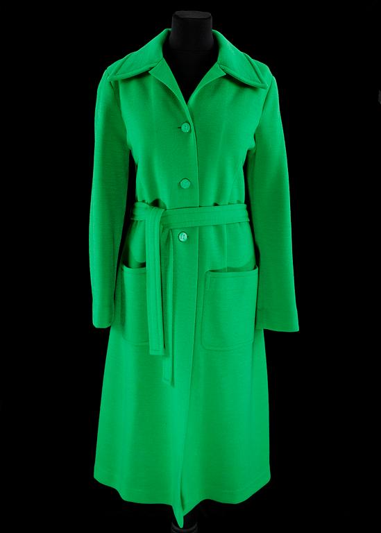 A 1970s coat and skirt by Hermès.