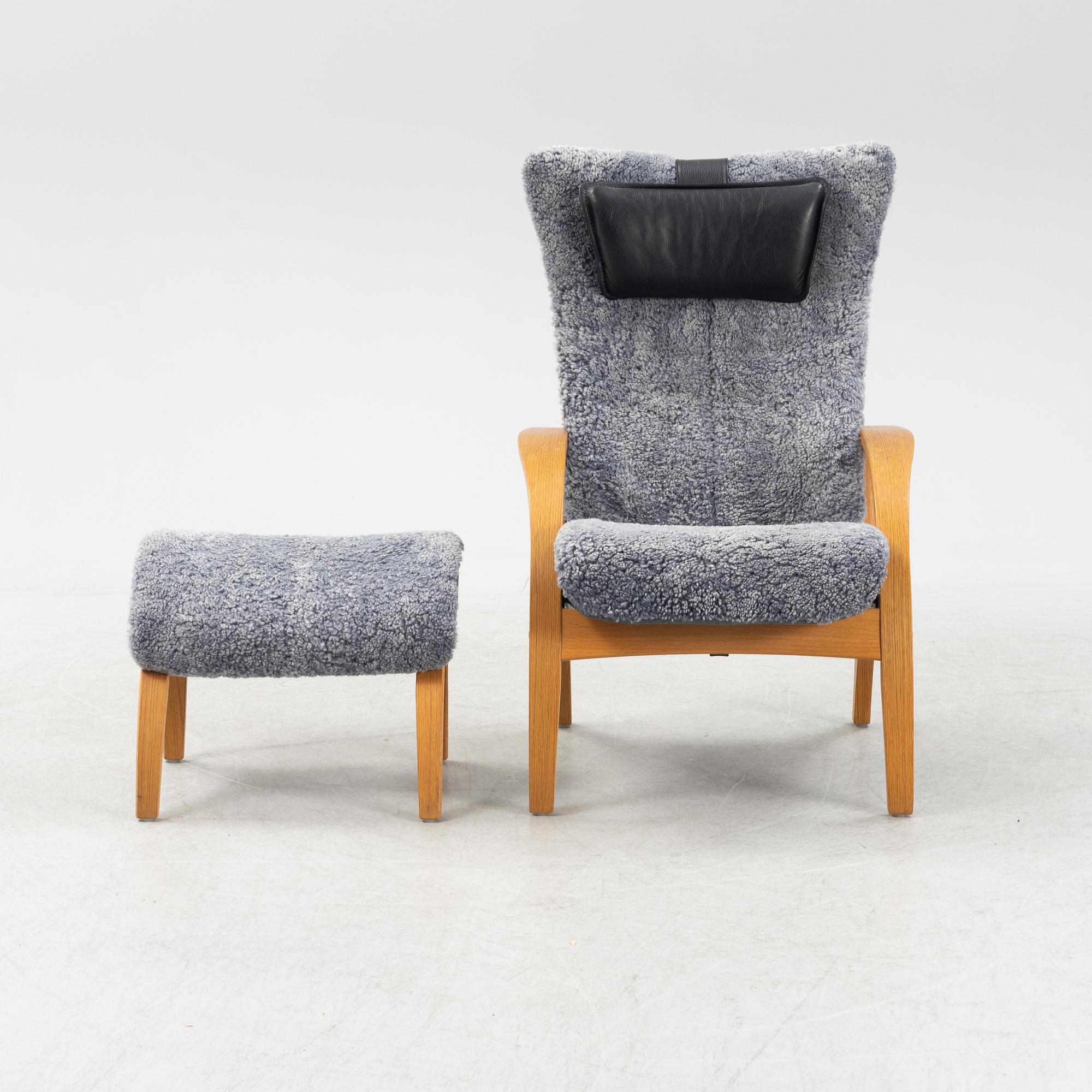 Fåtölj med fotpall, "Delta Adventure", Brunstad AS, Norge.