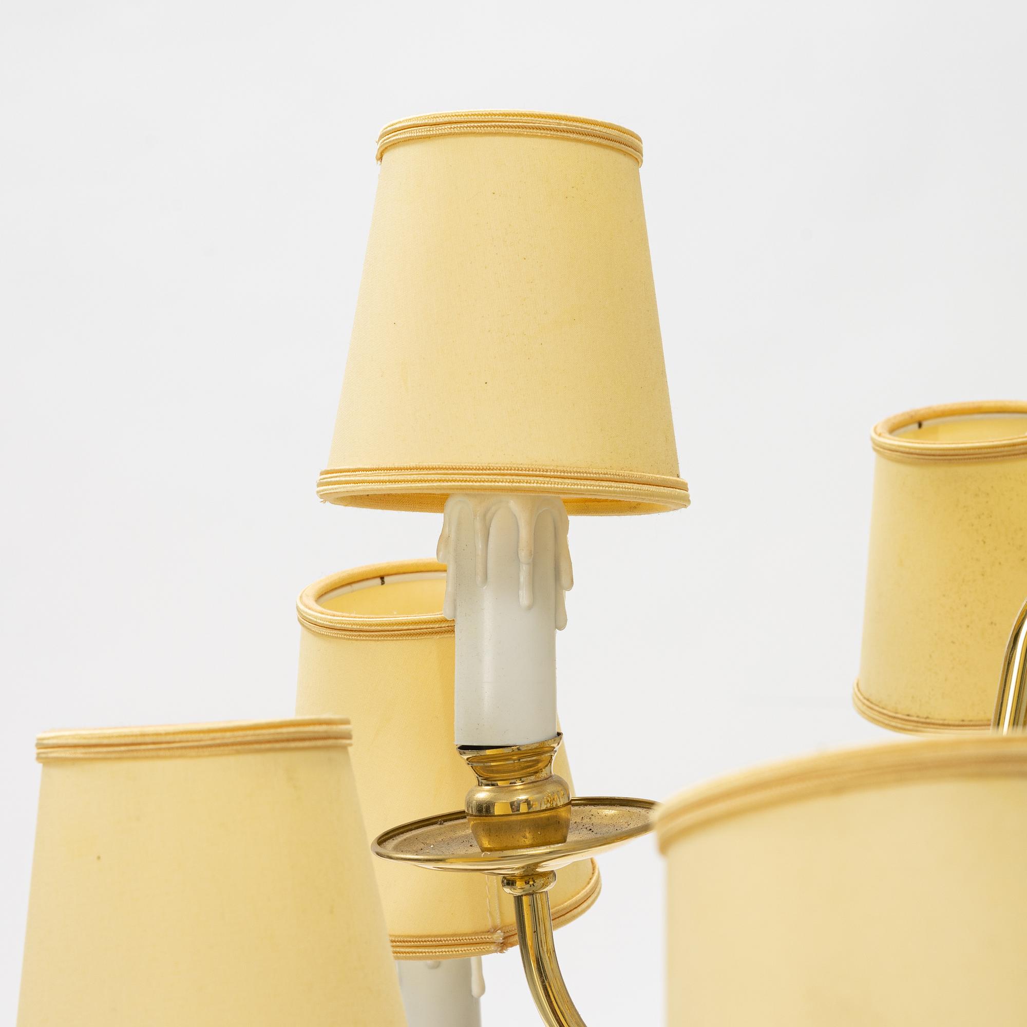 A Baroque-Style Ceiling Light,  20th century.