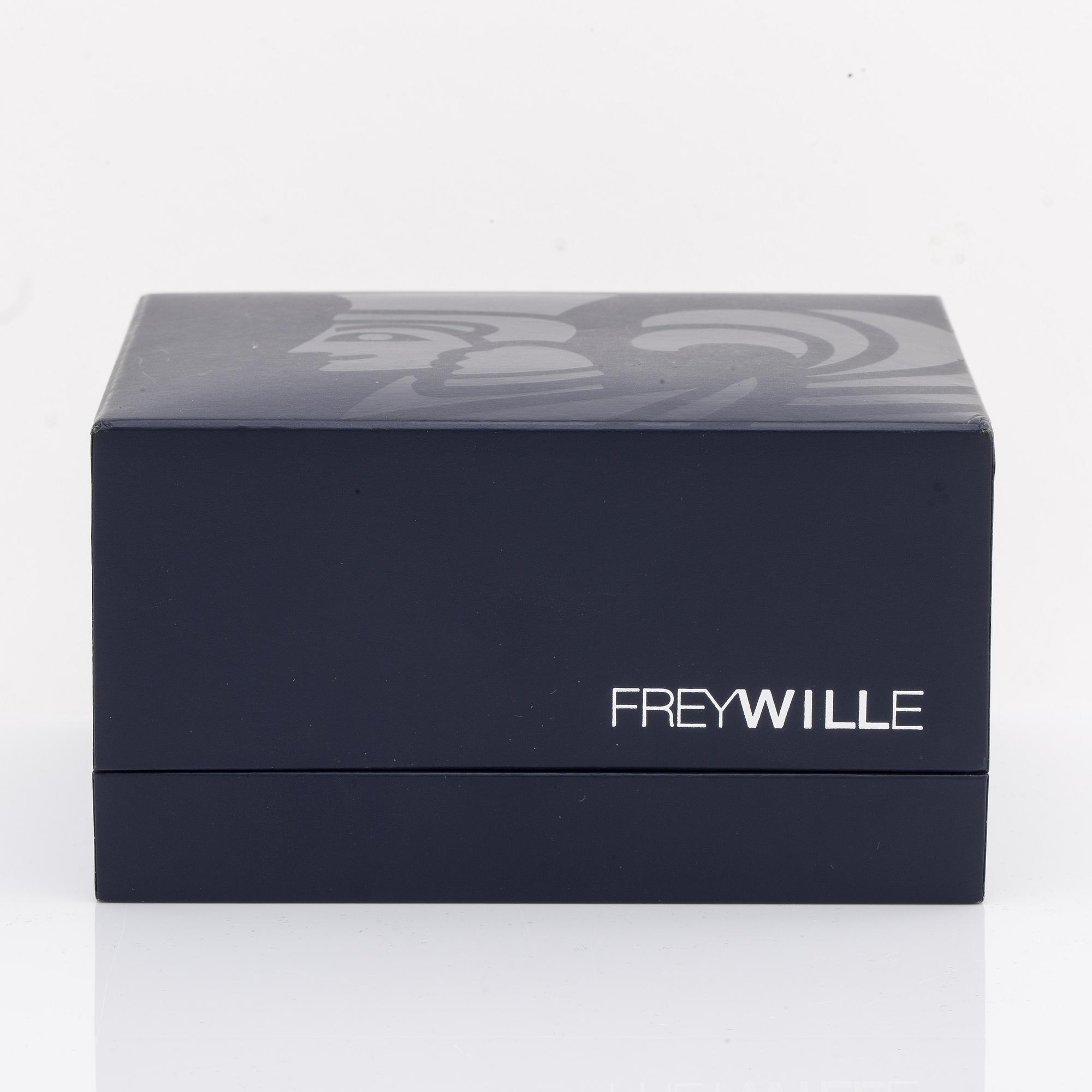 Frey Wille, an 'Ode to Joy of Life Paradise Moonlight' enamel and gilt metal bangle, Austria, c 2012.