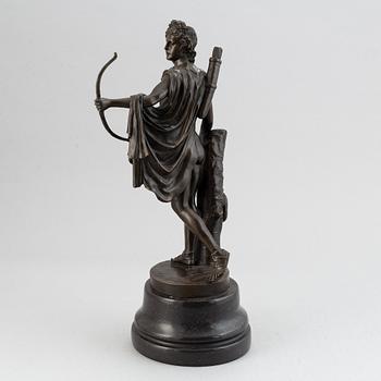 A bronze figure after the Apollo Belvedere, early 20th Century.