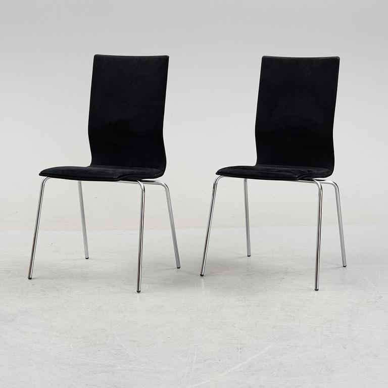 A set of six contemporary chairs, Klaessons Möbler, Tranås, Sweden.