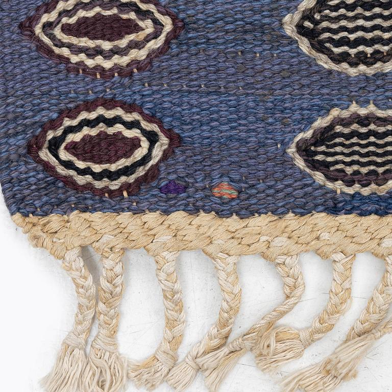 Barbro Nilsson, a carpet, 'Snäckorna' tapestry weave, approx. 273 x 193 cm, signed AB MMF BN.