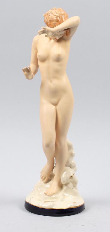 SKULPTUR, porslin, Tjeckoslovakien, 1920-tal.