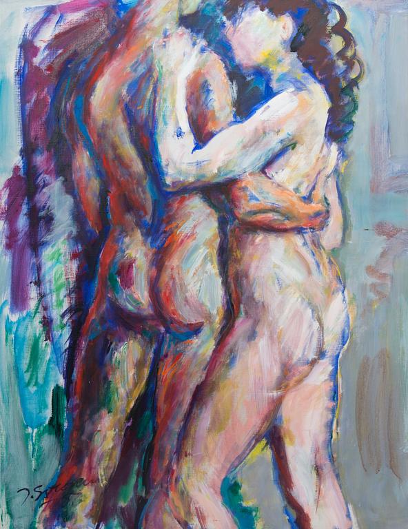 JOUKO SOLONEN, oil on canvas, signed and dated -87.