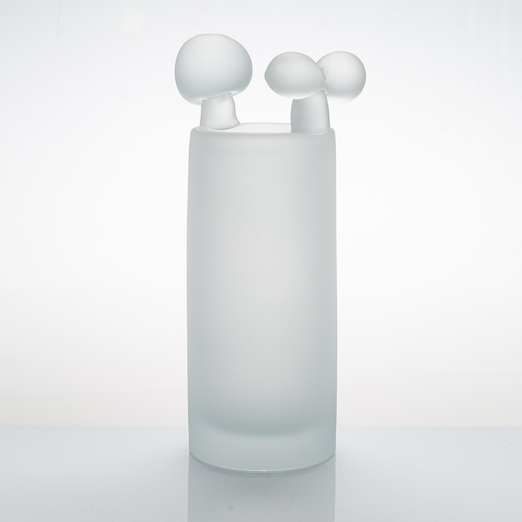 Oiva Toikka, skulptur, "Snowcaslte", signerad Oiva Toikka Iittala 2010 33/50.