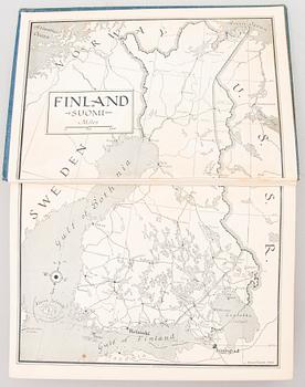 Four books of which two with Loja och Eliel Saarinen's Ex-Libris by Erik O.W. Ehrström, two given as gifts to Saarinen.