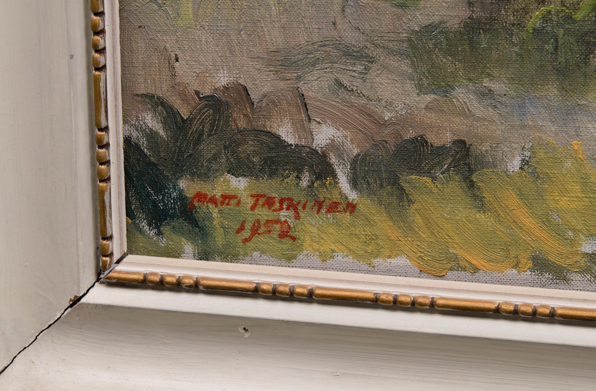 MATTI TASKINEN, olja på duk, signerad och daterad 1952.