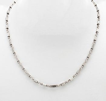 Wiwen Nilsson, necklace, silver rod chain, Lund 1952.