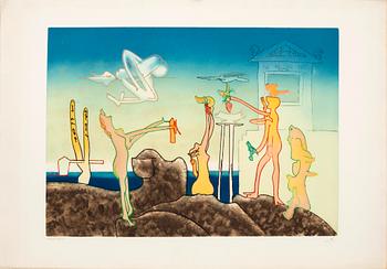 Roberto Matta, Komposition ur "L'Arc Obscure des Heures".