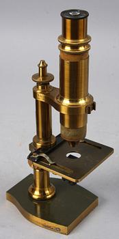 MIKROSKOP, Nachet & Fils. 1900-tal.