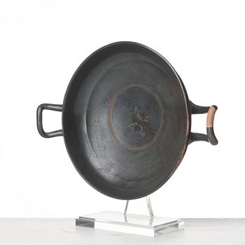 An Attic teracotta Kylix, Greece,  possibly 5th-3rd Century B.C.