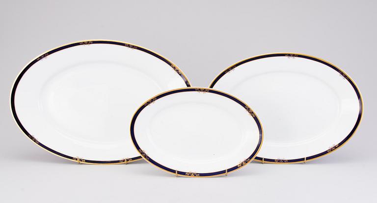 MATSERVIS, 36 delar, porslin, AB-modell, Arabia, Finland 1928-32.