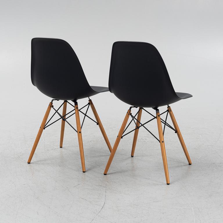 Charles & Ray Eames, stolar, 2 st, "Plastic Chair DSW", Vitra, 2015.