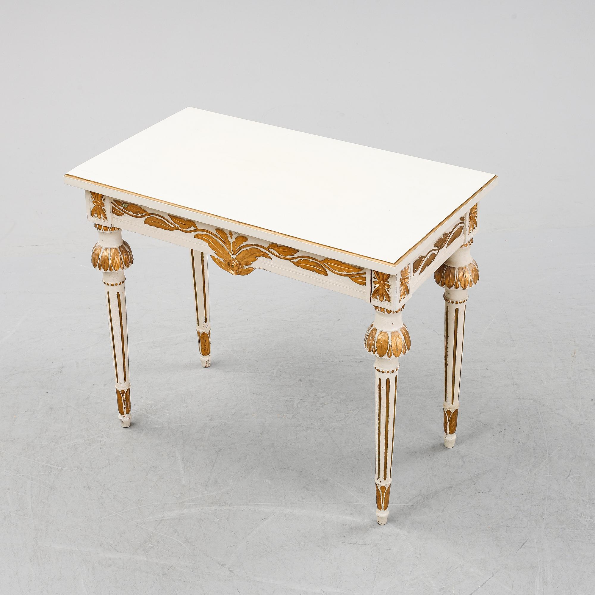A gustavian table, early 19th century.