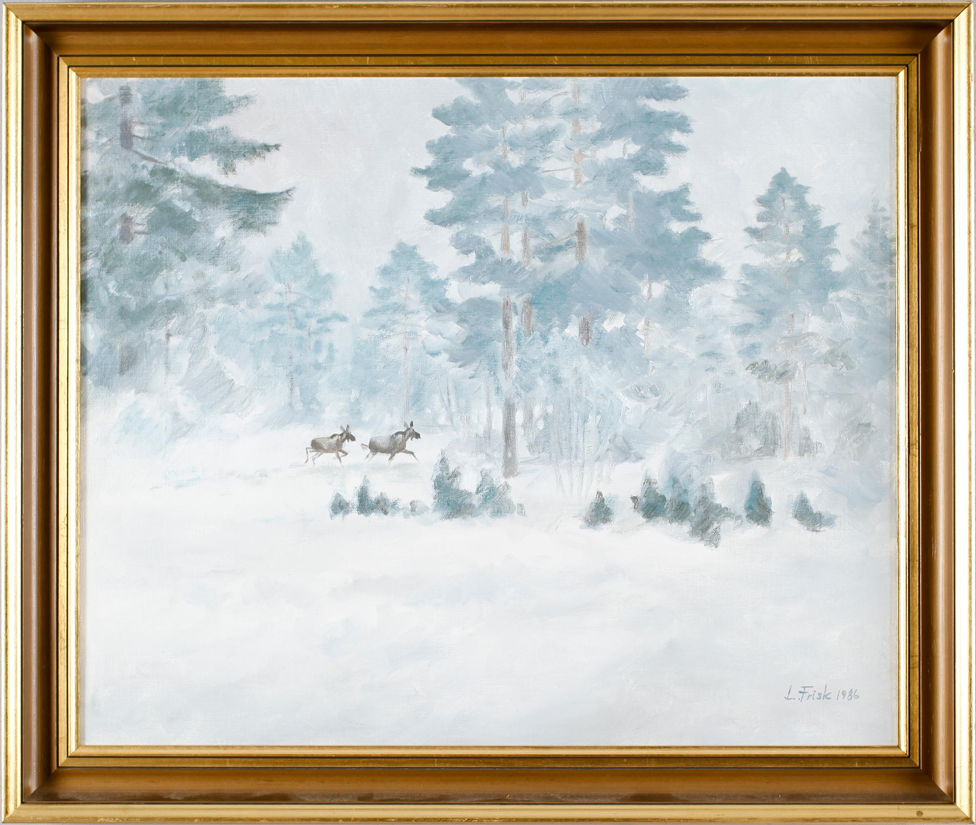 LENNART FRISK, olja på duk, signerad och daterad 1986.