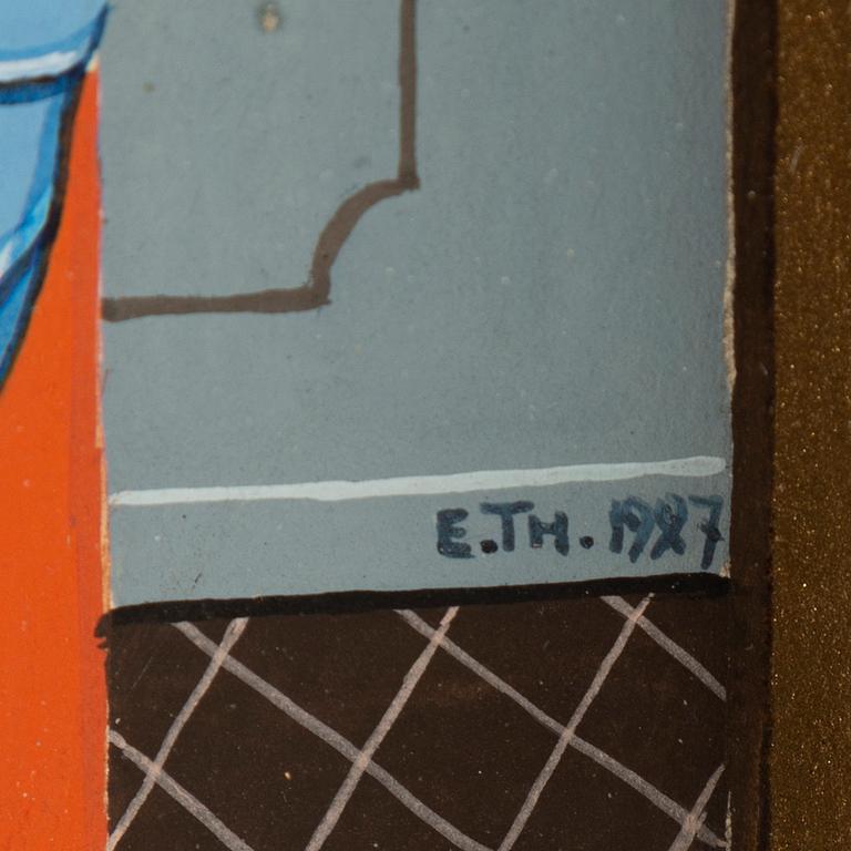 ESAIAS THORÉN, gouache, signed and dated 1927.
