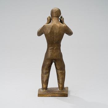 UNO ARO, SCULPTURE, bronze, signed U. Aro.