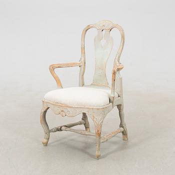 Armchair Stockholm work in Rococo, second half of the 18th century.