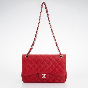 Chanel, a "Jumbo double Flap bag" shoulder bag, 2014.