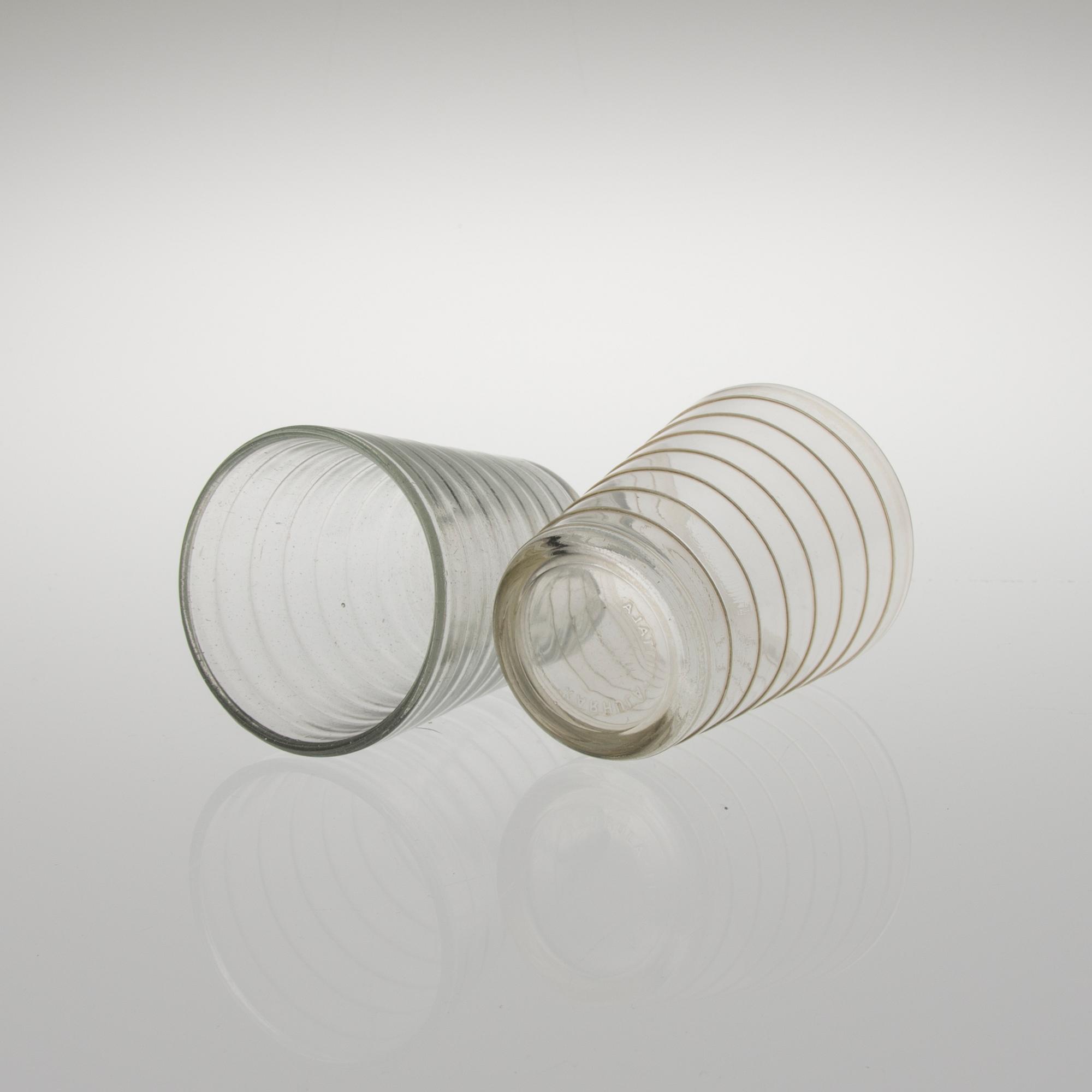 AINO AALTO, dricksglas, 24 st, Karhula-Iittala 1900-talets mitt.