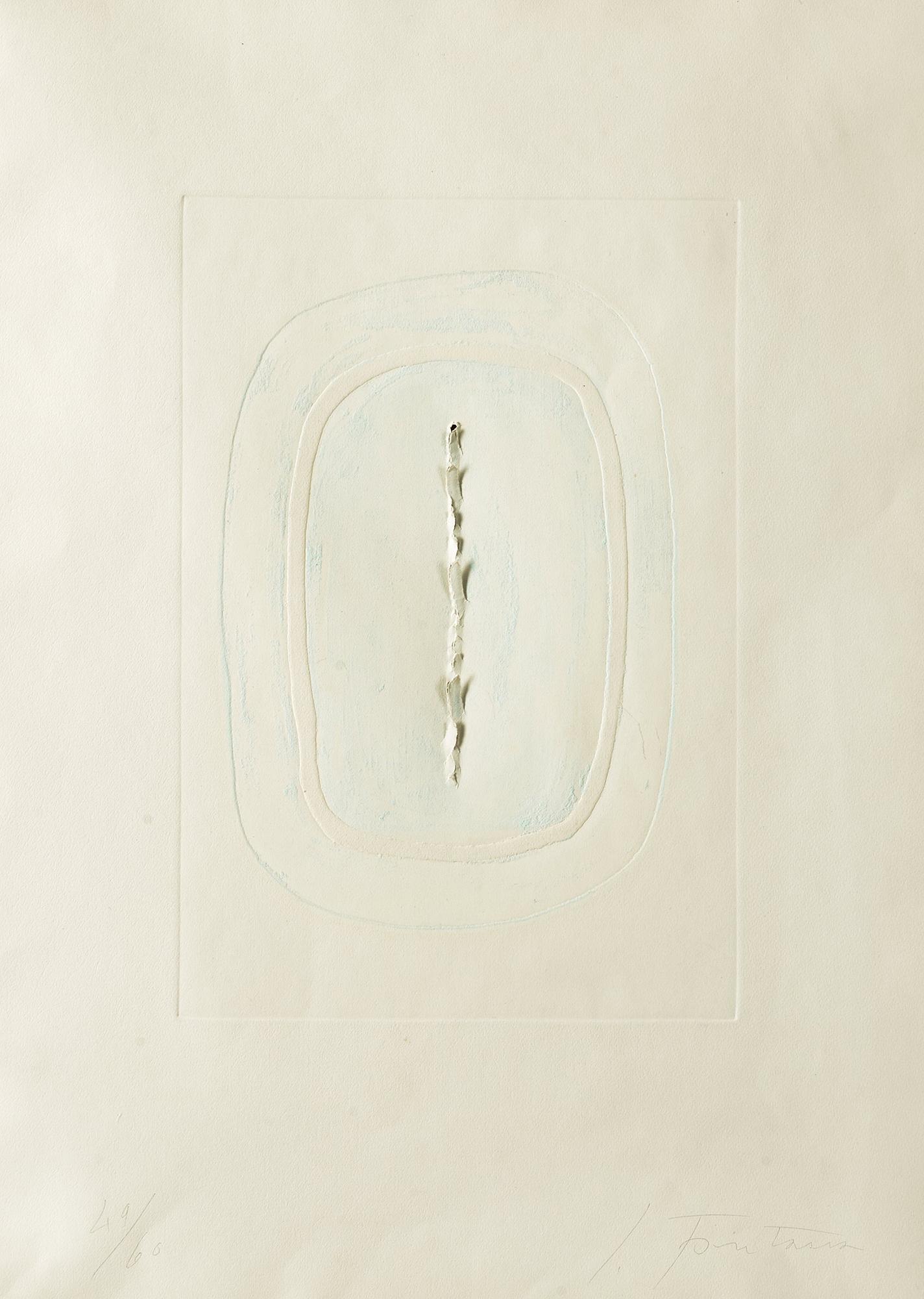 Lucio Fontana, Untitled (Conzetto spaziale).