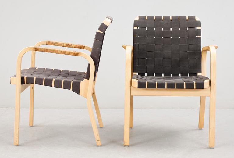 STOLAR, 6 st, "nr 45" Alvar Aalto, Artek, 1900-talets sista kvartal.