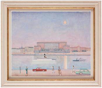Einar Jolin, View over The Royal Palace of Stockholm.
