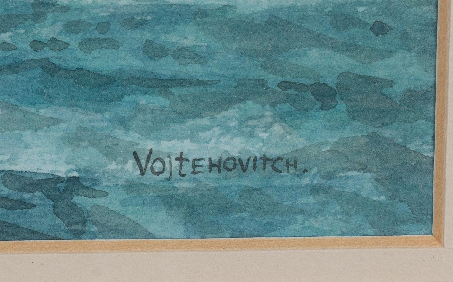 Vojtehovitch, the three-masted barque "Thrine" of Väddö.