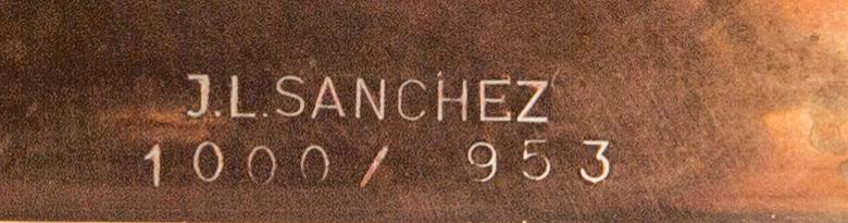 José Luis Sanchez, a signed and numbered bronze sculpture.