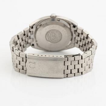 Omega, Constellation, "C", "Linen Dial", armbandsur, 35 mm.