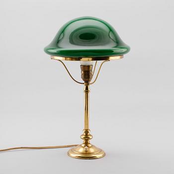 BORDSLAMPA, mässing, sk Strindbergslampa, 1900-tal.