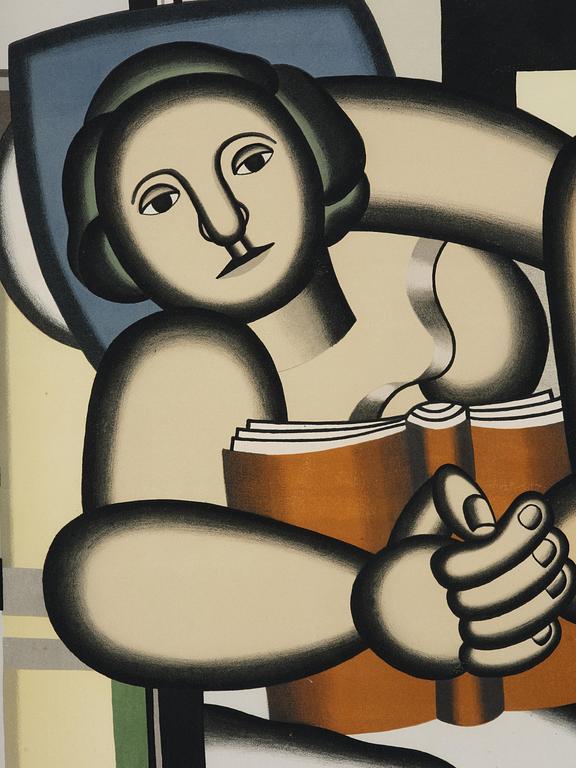 Fernand Léger, after, "La lecture".