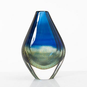 Sven Palmqvist, a 'Kraka' glass vase, Orrefors.