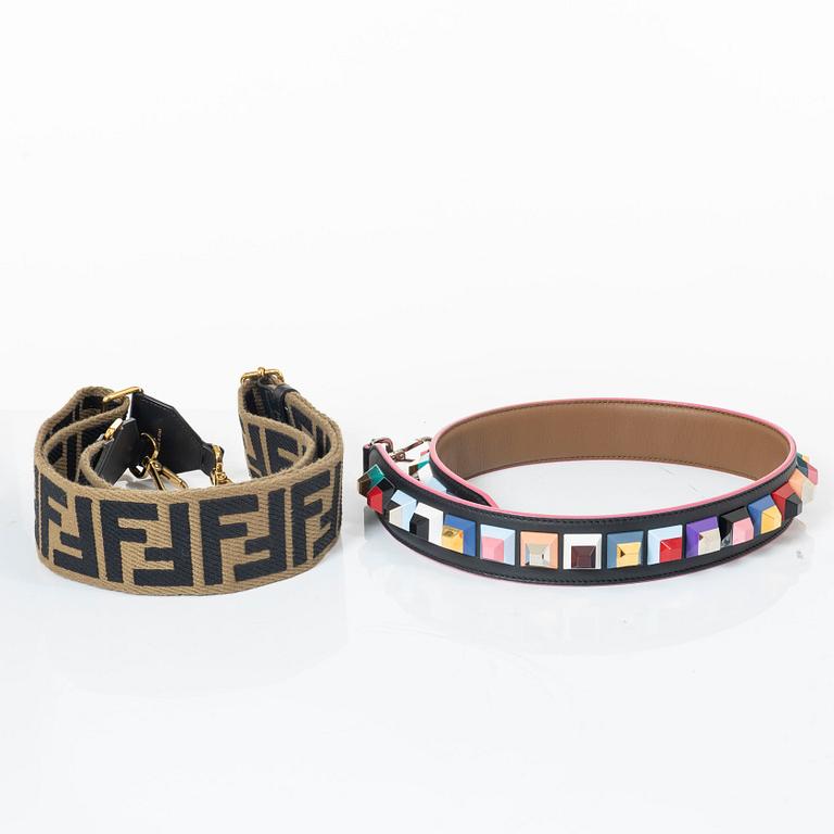 Fendi, axelremmar, 2 st.