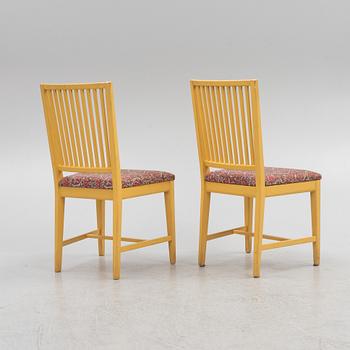 Six Leksand model chairs, second half of the 20th century.